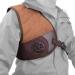 WAYNE'S DOG Leather Canvas Shooting Recoil Shields with Durable Construction, Solid Fit and Padding for Range, Shooting, Hunting Coffee