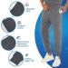 VIAOLI Men's Athletic Scrub Set - V-Neck Top & Jogger Pants - Grey Large - Buy Online on SooperMarket.com