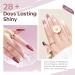 Modelones Polygel Nail Set - 6 Colors (Nude Pink Purple) | Quick Extension & Nail Art for Starters | Elegant Purple 15ml - International Shipping - Buy Online on SooperMarket.com