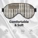 American Camouflage Soft Sleep Eye Mask | Breathable Eye Patch for Women | Ideal for Travel & Relaxation - Buy Online on SooperMarket.com
