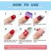 Gel Remover for Nails - 15ML Professional Gel Nail Polish Remover with Cuticle Pusher and Nail Polish Scraper Soak-Off Gel Nail Polish Kit Quick & Easy Peel Off Nails Polish In 2-5 Minutes 01 - Buy Online on SooperMarket.com