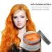 Temporary Hair Wax Color | Washable Orange Hair Styling Cream for Men & Women | Natural Ingredients 120g - Buy Online on SooperMarket.com
