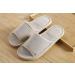 6 Pair Open Toe Breathable Spa Slippers for Hotel Guests - Beige Medium & Gray Large - Washable Unisex Slippers - Buy Online on SooperMarket.com