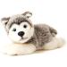 Buy Uni-Toys Husky Puppy Plush Toy - 23 cm Cuddly Grey Dog - International Shipping Available - Buy Online on SooperMarket.com