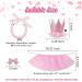 GAGILAND Dog Birthday Outfit - Pink Puppy Tutu Set with Adorable Hat and Necklace for Small Girl Dogs - Buy Online on SooperMarket.com