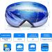 EXP VISION Snowboard Ski Goggles - Anti Fog OTG Winter Snow Goggles Blue - Buy Online on SooperMarket.com