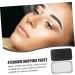 SOESFOUFU eyebrow makeup drawing paste brow mapping tool brow contour paste aluminum box 1 count (Pack of 1) Black - Buy Online on SooperMarket.com