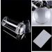 Certainoly Nail Art Stamper - Clear Jelly Silicone Stamping Kit with Scraper & Image Plate for Perfect DIY Manicure - Buy Online on SooperMarket.com