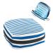 Blue and White Stripes Sanitary Napkin Storage Bag Feminine Menstrual Cup Pouches Nursing Pad Holder Tampon Bags Portable Period Bag for Women Teen Girls 1Pcs Multi-colored 10