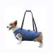 COODEO Dog harness lifting belt for pets support and rehabilitation adjustable padded breathable straps for old disabled joint injuries (blue XS) XS blue