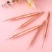 WLLHYF 5Pcs Nail Art Liner Brushes Painting Nail Art Brushes for Long Lines Details Fine Drawing Nail Dotting Drawing Tool Set 7mm/9mm/11mm/15mm/25mm(Gold - Buy Online on SooperMarket.com