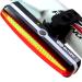 Blitzu Cyborg 168T USB Rechargeable LED Bike Tail Light. Bright Bicycle Rear Cycling Safety Flashlight, Fits Road, Mountain Bikes, Helmets. Get The Front Headlight and Back Set for Kids Men and Women