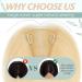 TESS Clip in Hair Pieces for Women Extensions Toupee Hair Topper Hair Toppers for Thinning Hair Women Real Hair - 06 Inch 14 g #613 Bleached blonde 06 Inch #613 Bleached blonde - Buy Online on SooperMarket.com