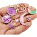 24-Piece Assorted Gold Plated Celestial Cat Charms for DIY Jewelry Making - Purple Enamel Earrings Necklace Bracelet Crafting (M582) - Buy Online on SooperMarket.com