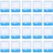 Pack of 20 Durable Plastic Bridge Boxes for Denture Storage | Foam Insert Portable & Ideal for Laboratories and Clinics - Buy Online on SooperMarket.com