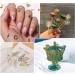 24 Color Metallic Gold Foil Flakes for Resin, Nails, Painting & Crafts - Buy Online on SooperMarket.com