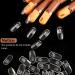 300-Piece Clear False Nail Tips Set for DIY Manicure Training | Removable Fake Nails Display for Practice and Training - Buy Online on SooperMarket.com
