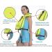 Adjustable Inflatable Snorkel Vest for Adults and Kids - Green | Water Sports Safety Gear | SOLY - Buy Online on SooperMarket.com
