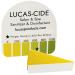 Lucas-CIDE Quat Test Strips - Sanitizer Test Strips Food Service - 0-1000 ppm Test Strips for Sanitizing Solution - Pack of 15 Quat Sanitizer Test Strips