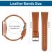 BOTNUW Leather Bands Compatible with Fitbit Versa 2, Versa, Versa Lite - Brown Leather Replacement Strap for Women and Men - Buy Online on SooperMarket.com