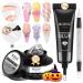 MIZHSE 30g Solid Builder Gel For Nails and 15g Rhinestone Glue for Nails Clear Nail Builder Gel Hard Gel for Nails 3D Nail Sculpting Gel Non-Sticky Hand UV LED Nail Charm Glue Nail Art for Salon Home 30g Builder Gel+15g Rhinestone Glue