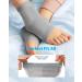 MoistMate Heel Socks for Dry Cracked Feet - Foot Care Repair and Moisturizing - Aloe Spa Socks for Men and Women (Grey, 2 Pairs) - Buy Online on SooperMarket.com