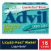 Advil Regular Strength Ibuprofen Pain Relief Liquid-Gels Fast Acting Pain Relief for Migraine Back Neck Joint and Muscle Relief 200mg (16 Count) - Buy Online on SooperMarket.com