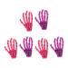 6 Pieces Gothic Skeleton Hands and Bone Hair Clips Fashion Punk Rock Devil Claw Hair Clips Women Girls Hair Accessories