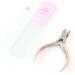 Malva Belle Ingrown Toe Nail Clippers for Thick Nails - Double Spring Tool with Safety Tip Cover - Comfort Grip Handles - Pink - Buy Online on SooperMarket.com