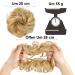 JJStar Large Black Hair Part with Rubber Band - Perfect for Updos Messy Buns & Ponytails | Hair Extensions for Women & Girls - Buy Online on SooperMarket.com