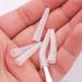 EORTA 50 Pcs Silicone Tweezer Tip Covers | Portable Safety Sheath for Eyelash Tweezer, Scissor & Shear | Transparent - Buy Online on SooperMarket.com