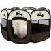 Pet Portable Foldable Playpen  Exercise 8-Panel Kennel Mesh Shade Cover Indoor/Outdoor - Buy Online on SooperMarket.com