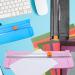 Portable Paper Cutter Guillotine Paper Trimmer Scrapbooking with Security Safeguard for Standard Cutting of A2 A3 A4 A5 Paper  Photos or Labels - Pink - Buy Online on SooperMarket.com