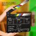 NEEWER Acrylic Film Directors Clapper Board Kit - 12x10 Cut Action Scene Clapboard with Magnetic Eraser, 2 Pens, Cleaning Cloth & Hex Key - Buy Online on SooperMarket.com
