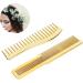 Hair Cutting Comb Wide Tooth Haircut Comb for Salon Hair Styling Heavy Design for All Hair Types (Gold) - Buy Online on SooperMarket.com