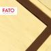 FATO Disposable Napkins - 50 Pack 33x33cm Champagne Color 2-Layer 100% Pure Cellulose for Lunch & Buffets - Eco-Friendly FSC Certified - Buy Online on SooperMarket.com
