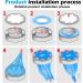 12-Piece Baby Diaper Refill Film | Smell-Tight 4.5m Diaper Pail Filler | Blue Diaper Bucket Refill Pack for Octagonal Diaper Pails - Buy Online on SooperMarket.com