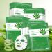 Sheet Mask Aloe Vera Face Mask Skincare, Hydrating Face Masks Soothing Facial Mask for All SkinTypes- Sun Care, Calming, Nourishing Facial Masks for Women Skin Care, 25ml/0.8oz, Pack of 10 Aloe Vera 10 PACK