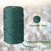 ZOUTOG 2mm x 328 yd 100% Natural Cotton Macrame Cord for Handmade Plant Hanger, Wall Hanging, Craft Making - Dark Green - Buy Online on SooperMarket.com