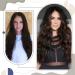 LAAVOO Real Hair Tape Extensions - Brown Ombre Skin Weft 50cm 20 Pcs Invisible Tapes Dark Brown to Light Brown Balayage 50g #2/8/2 - Buy Online on SooperMarket.com