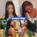 Bilisar Box Braid Wig for Black Women - 30 Inch Hand Braided Synthetic Lace Front Wig with Baby Hair - Lightweight Knotless Cornrow Braids in Natural Black (1B) - Buy Online on SooperMarket.com
