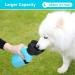 Pecute Dog Water Bottle (17oz/22oz) 2-in-1 Portable with Foldable Bowl | Leak-Proof Dispenser for Outdoor Walking, Hiking | Food-Grade Silicon, Blue - Buy Online on SooperMarket.com