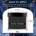 28g Acrylic Nail Powder Set for French Manicure - Black HJ-NAP016 - Buy Online on SooperMarket.com