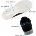 KWUKOTY Men's Diabetic Adjustable Sneakers - No Lace | Wide Sizes 7-12 | Plantar Fasciitis Relief | Black - Buy Online on SooperMarket.com