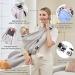 CUBY Natural Cotton Baby Carrier | Extra Comfortable Sling for Newborns & Toddlers - Grey Bear Design - Buy Online on SooperMarket.com