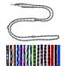 Dog linen small dogs up to 15 kg / double linen 4-way adjustable 2.40m / 2.80m / 3.50m guiding leash very light & robust (2.80m 4 times adjustable Dallas (black-silver)) 2.80m 4 timesAdjustable Dallas (black silver)