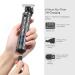 Bestauty Men's Zero Gapped Beard Trimmer - Cordless with LCD Display & Rechargeable - Includes Clipper Oil - Silver - Buy Online on SooperMarket.com