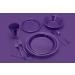 10 Inch Purple Plastic Plates - 50 Count - Round Disposable Plates for Dinner Parties and Special Occasions - Buy Online on SooperMarket.com