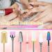Heymkgo 7-Piece Nail Cutter Attachments Kit | Electrical Nail Drill Bits for Acrylic & Gel Manicure | 3/32 Inch Conical Barrels & Cones | Pedicure Tools - Buy Online on SooperMarket.com