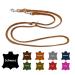Dog liner Small dogs / large dogs 2m / 2.40m / 2.80m / 3.50m / 5m Double linen adjustable (3.50m x 15mm cognac) 3.50m x 15mm cognac